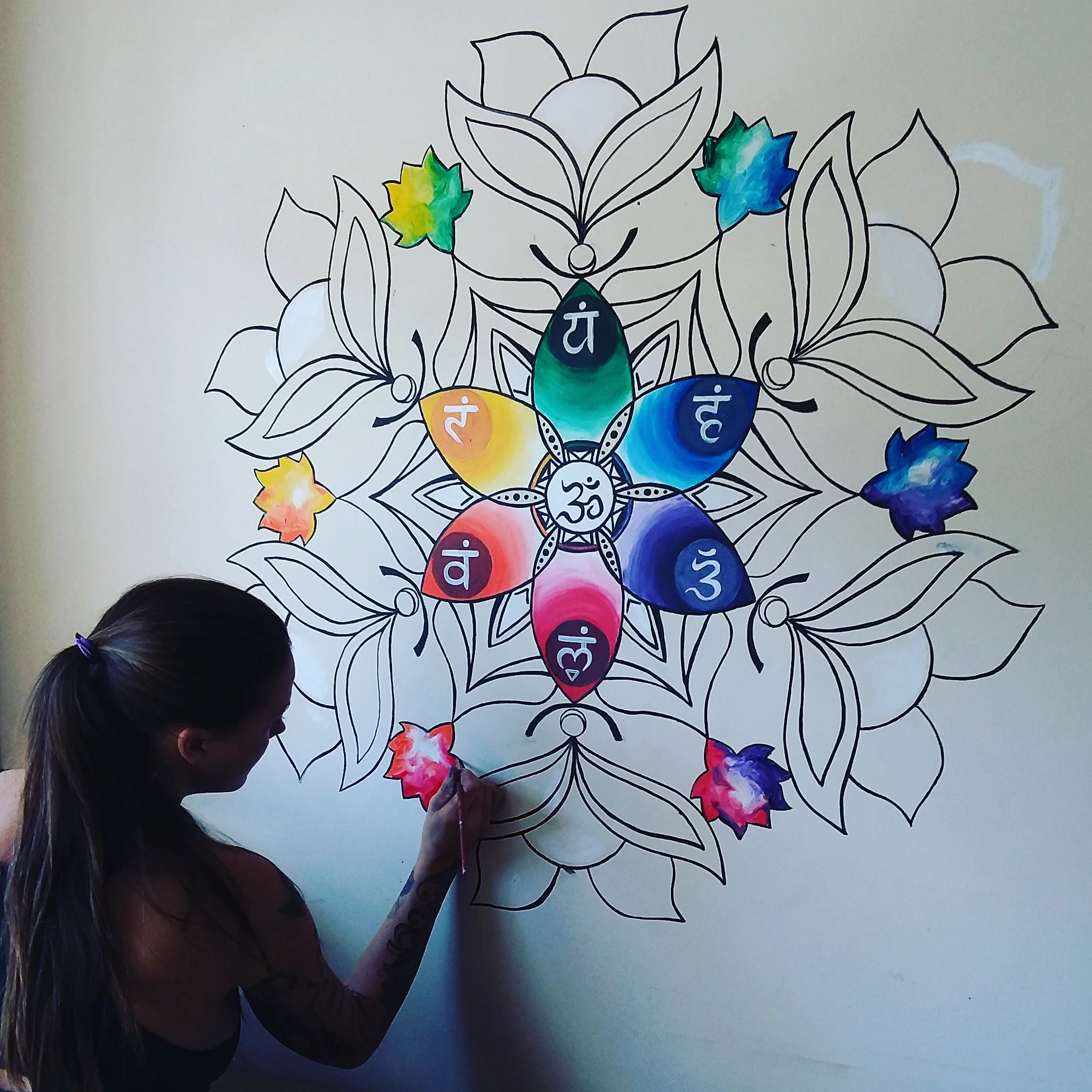 Chakra Mandala Mural