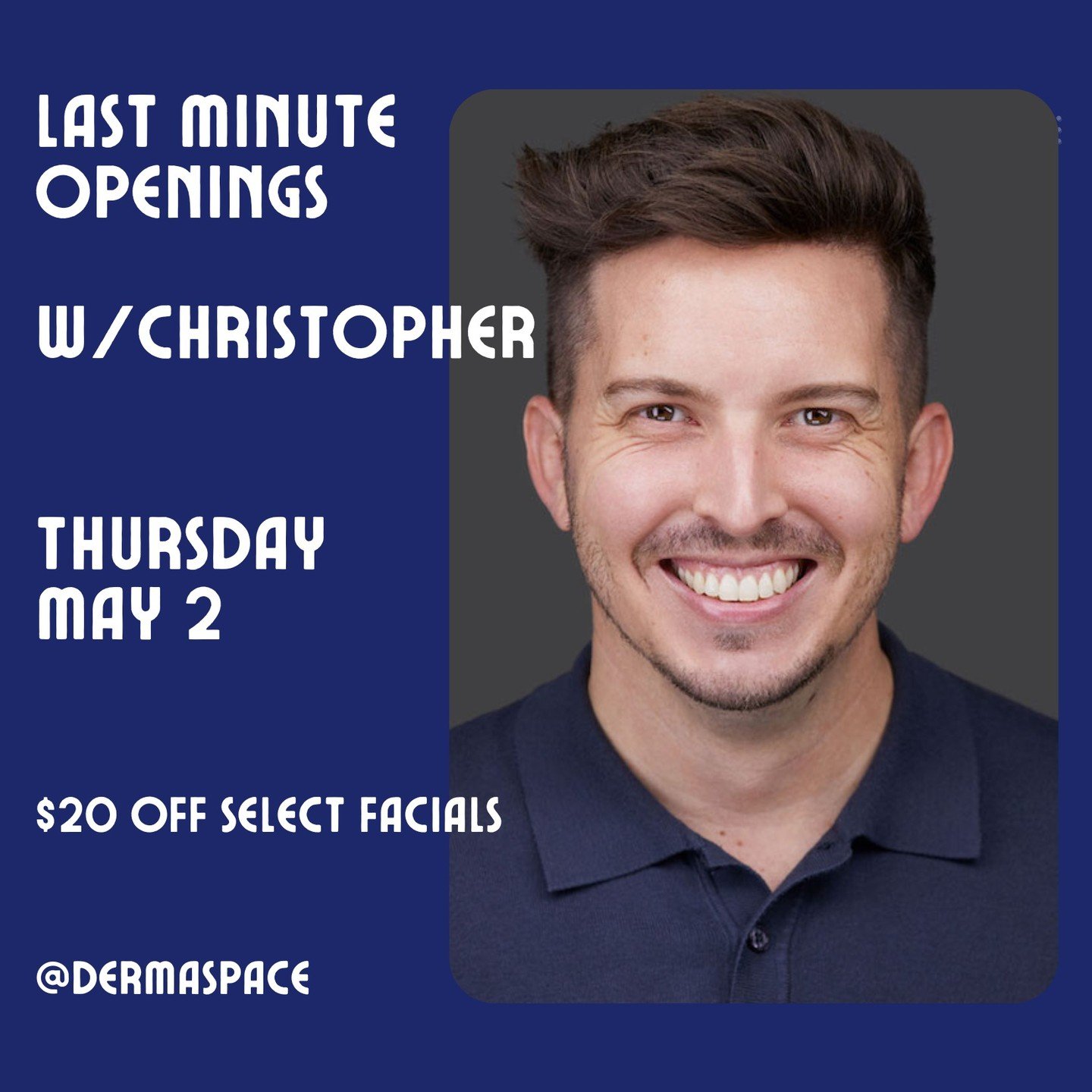 Last day to save $20 on our most popular skincare services with Christopher. Book via the link in the profile or by visiting DERMASPACE.COM ❤️

#skincare&nbsp;#facial #facialextractions #acnefacial #antiaging #healthyaging #seattleesthetician&nbsp;#s
