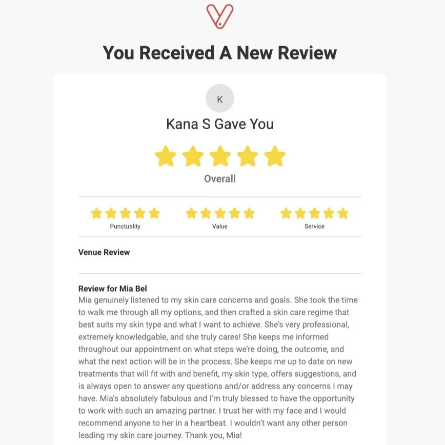 We love hearing feedback like this — thank you for sharing your experience and for recognizing Mia’s incredible work! She truly cares about helping each client reach their skin goals. 💚 @opal.oasis.aesthetics 
#DermaspaceSeattle #Client