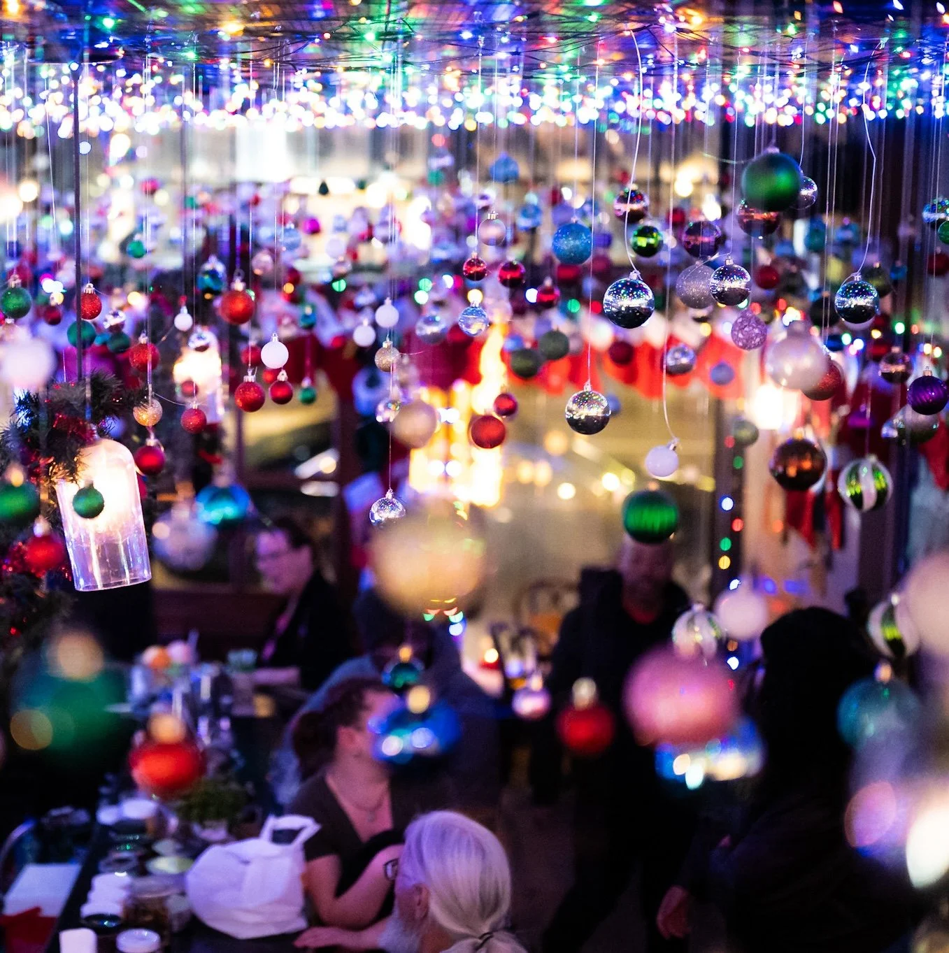 Holiday Decorations in our Main Bar