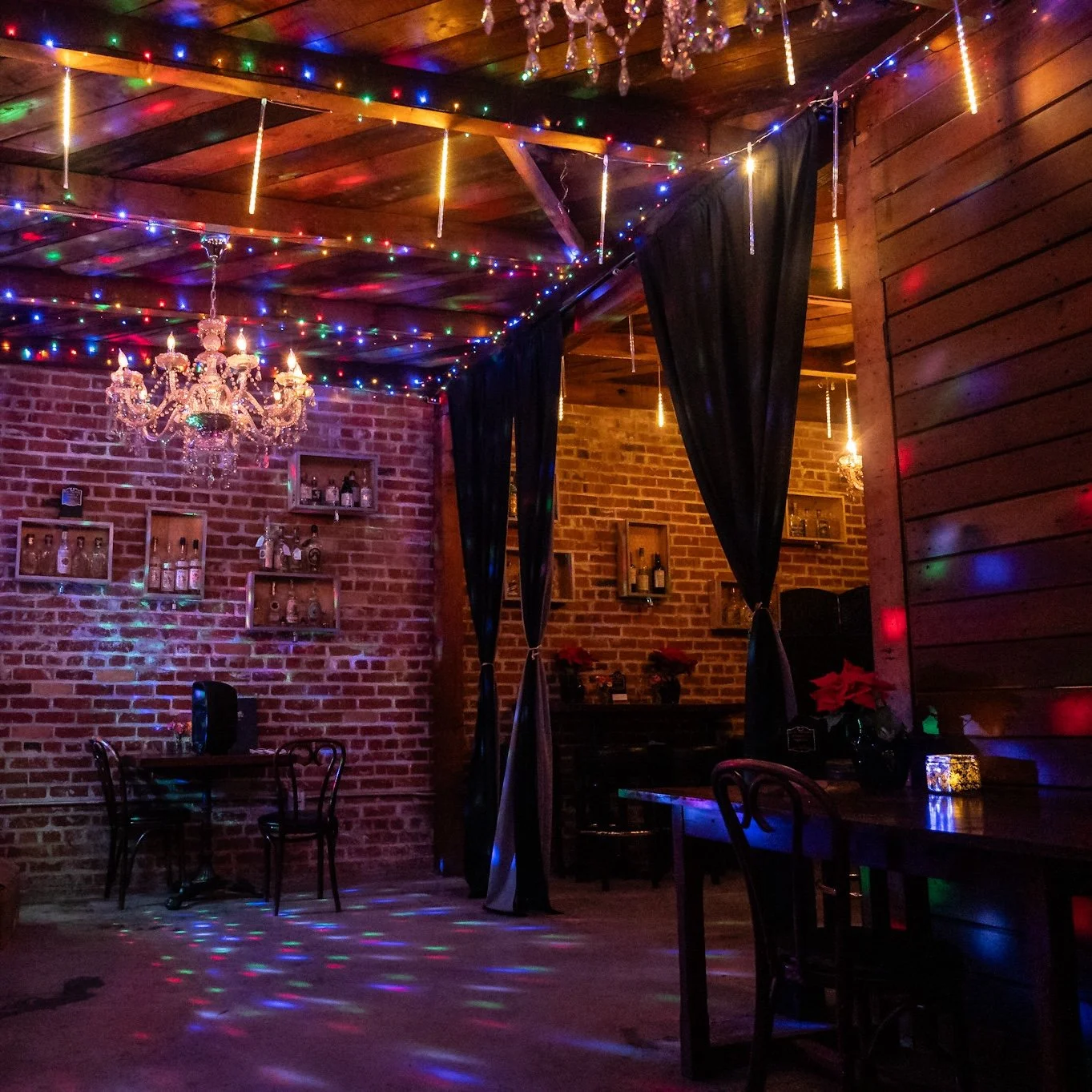 Holiday Decorations in our Private Room