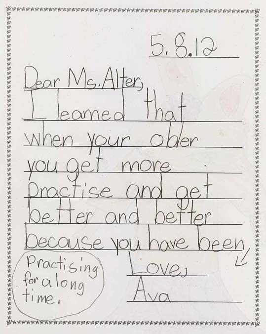 Thank-you note