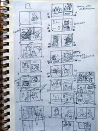 Thumbnail sketches
