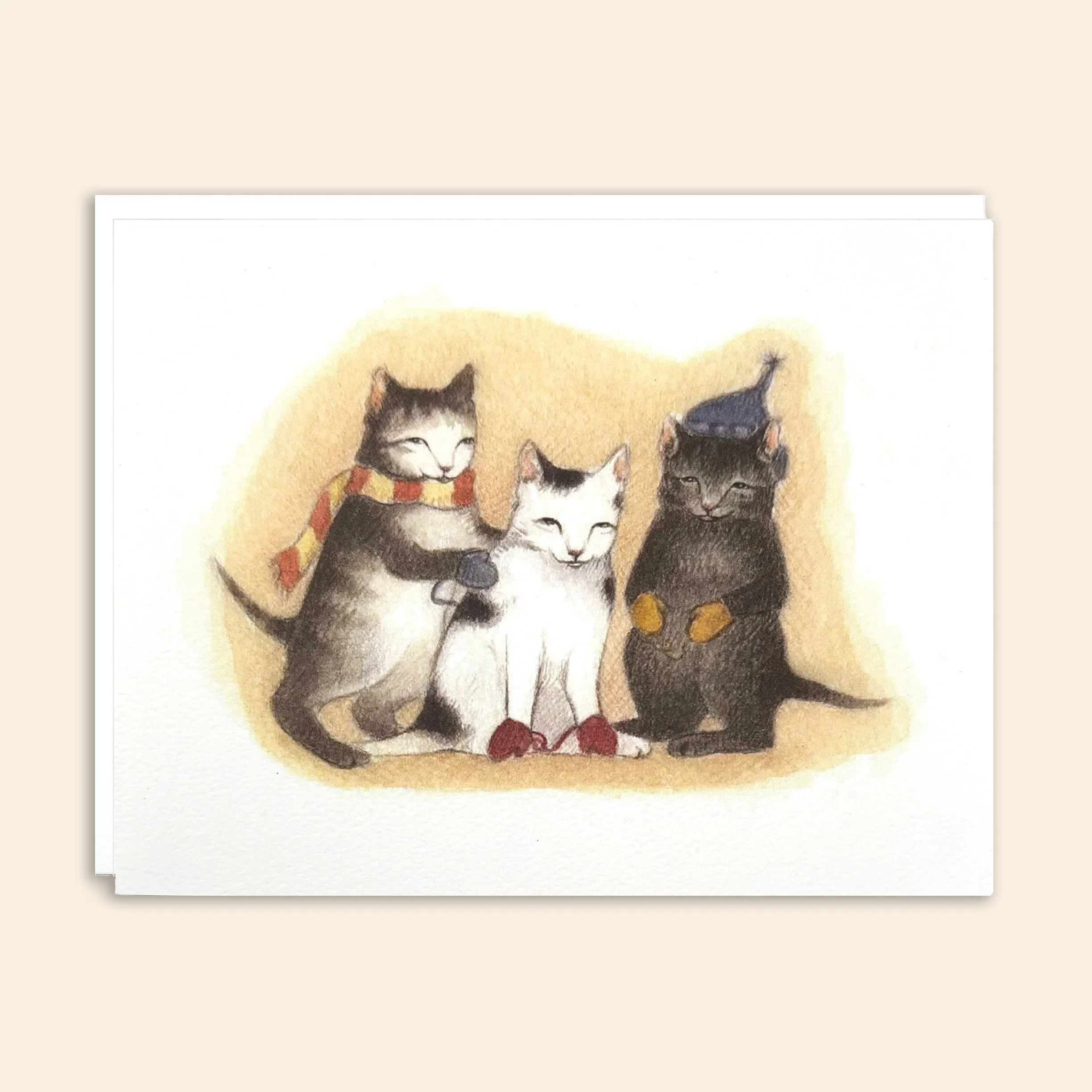Kittens in Mittens Card