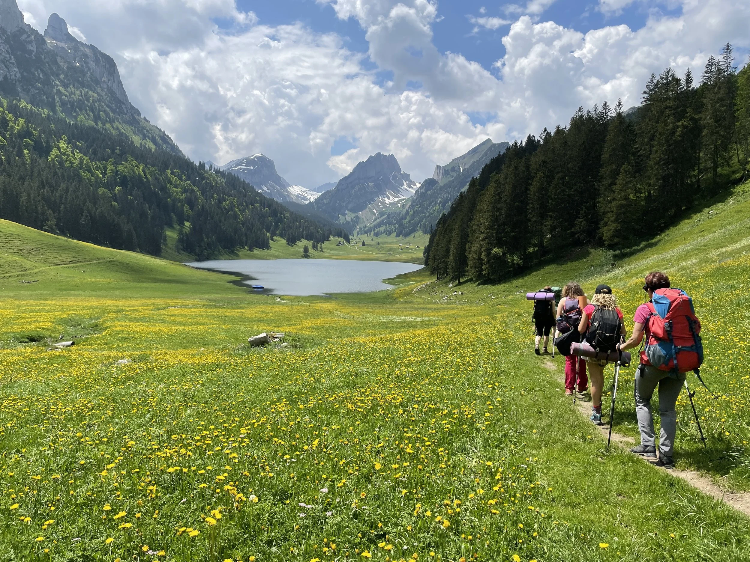 3 Lakes tour: Mindful Hiking &amp; Asanas in Appenzell