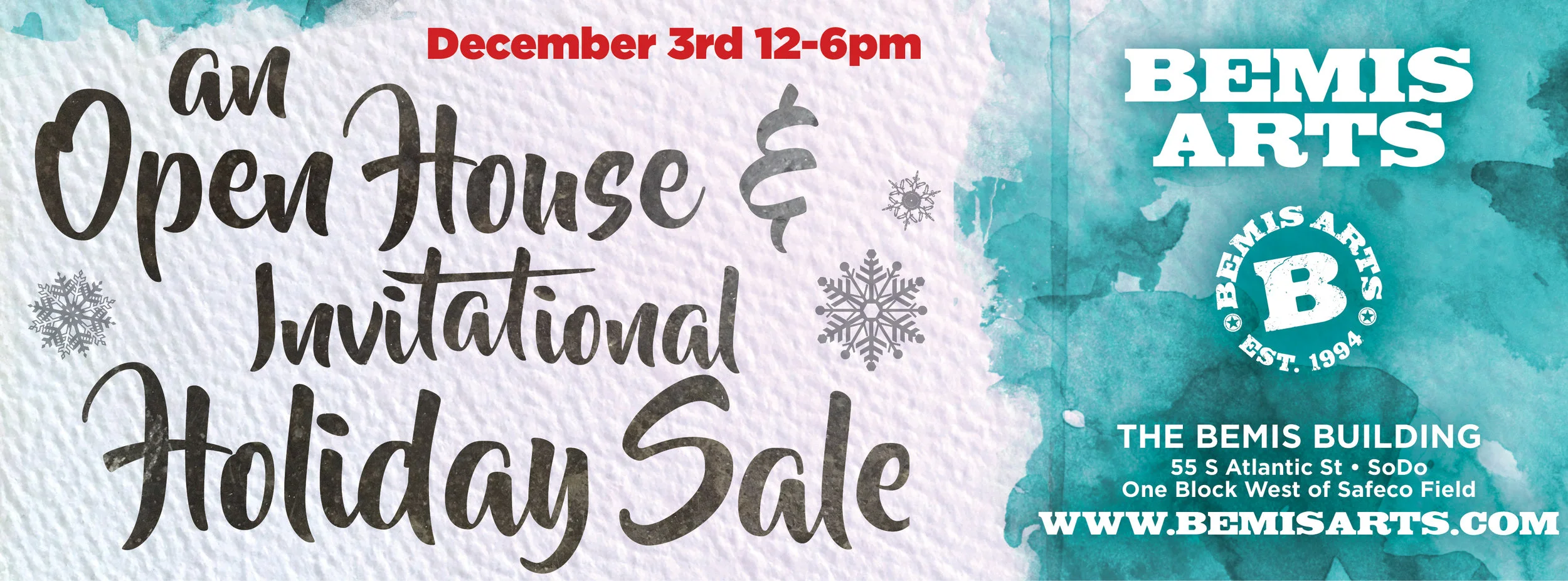 Join us for a festive open house and Holiday sale