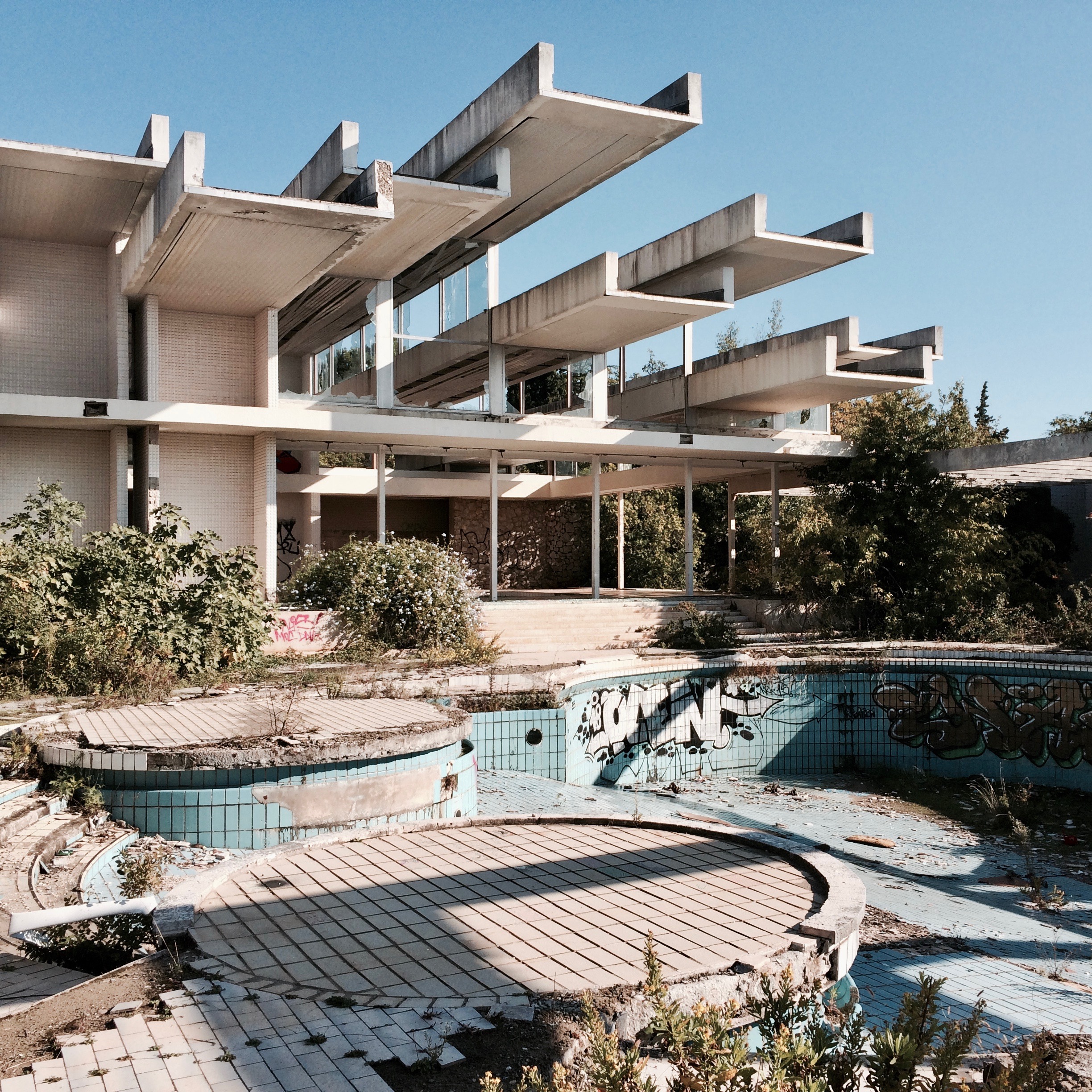 Haludovo Palace Hotel, 1972. Malinska, Island of Krk, Croatia. Designed by Boris Magas.