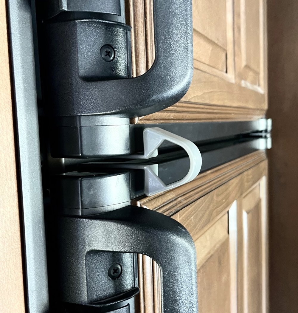 Easy $8 Fix! Keep the RV Refrigerator Doors Closed and Secure While  Driving. Door Pops Open Hack 