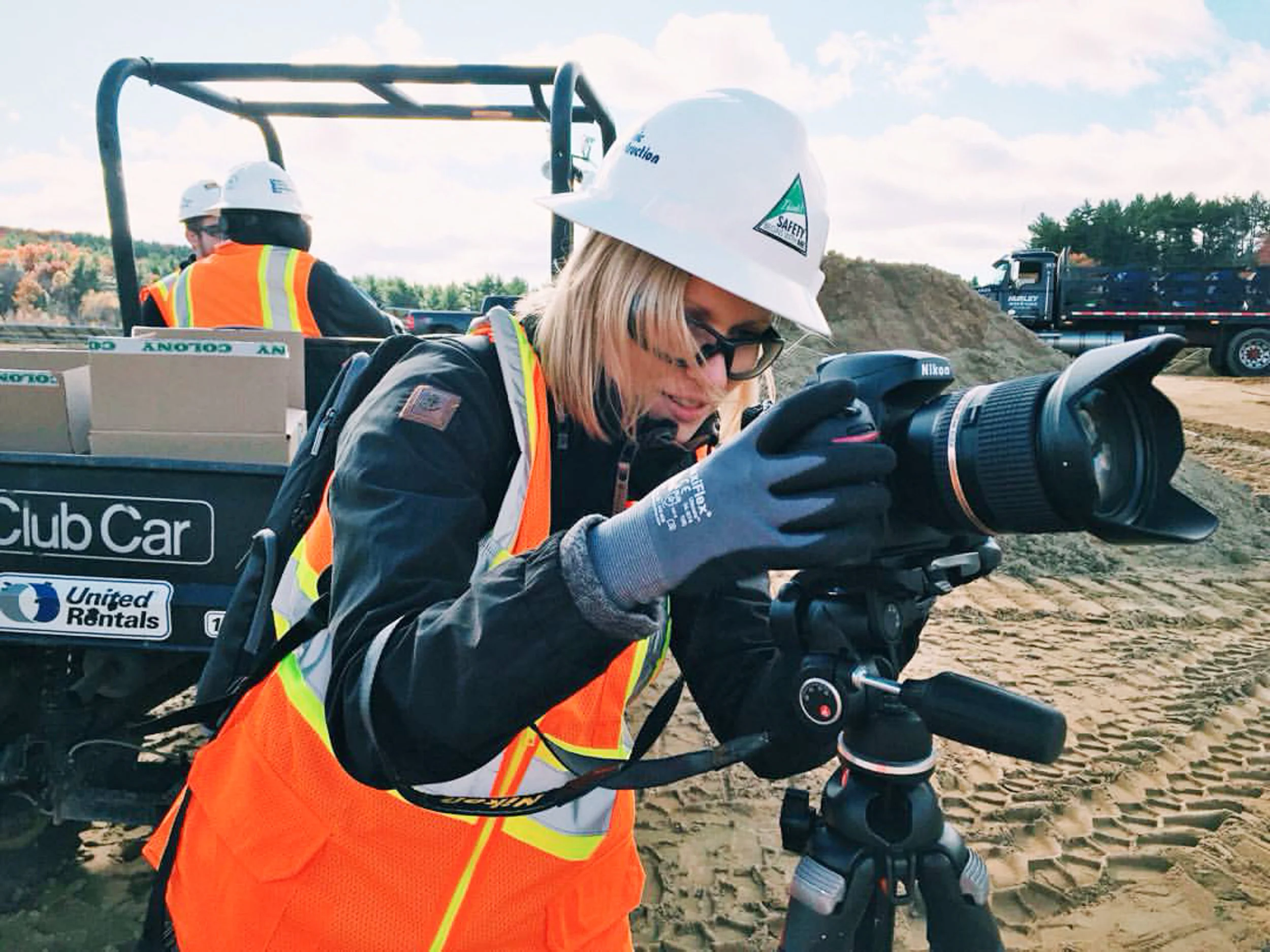 Industrial Photography at Construction Site in Brookfield Massachusetts