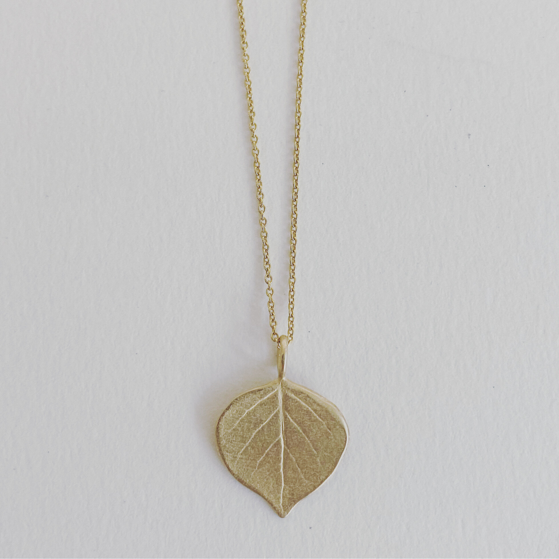 Small Aspen Leaf Necklace — Caitlin Dunn Jewelry