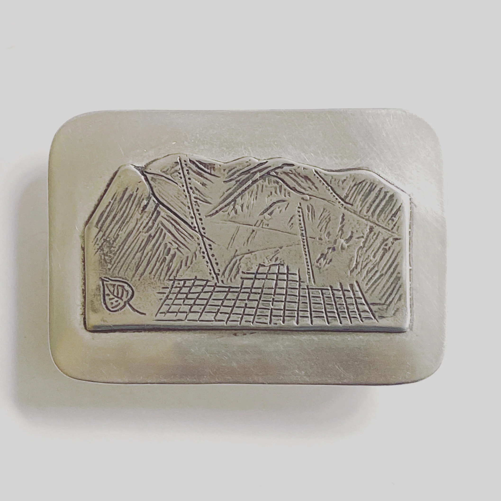 Aspen Mountain Belt Buckle