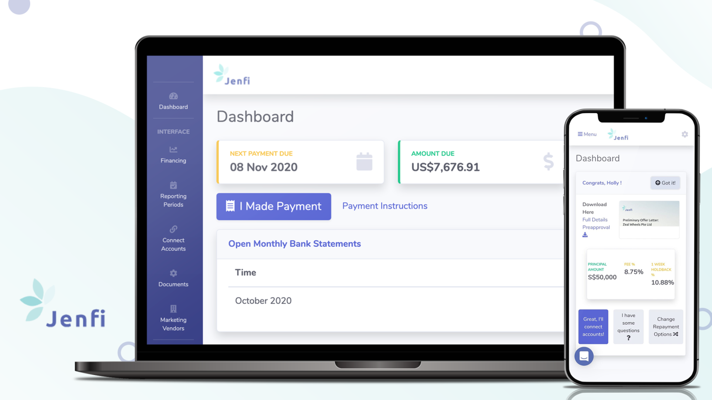 Revenue-based financing startup Jenfi raises Series A to focus on high-growth Southeast Asian companies