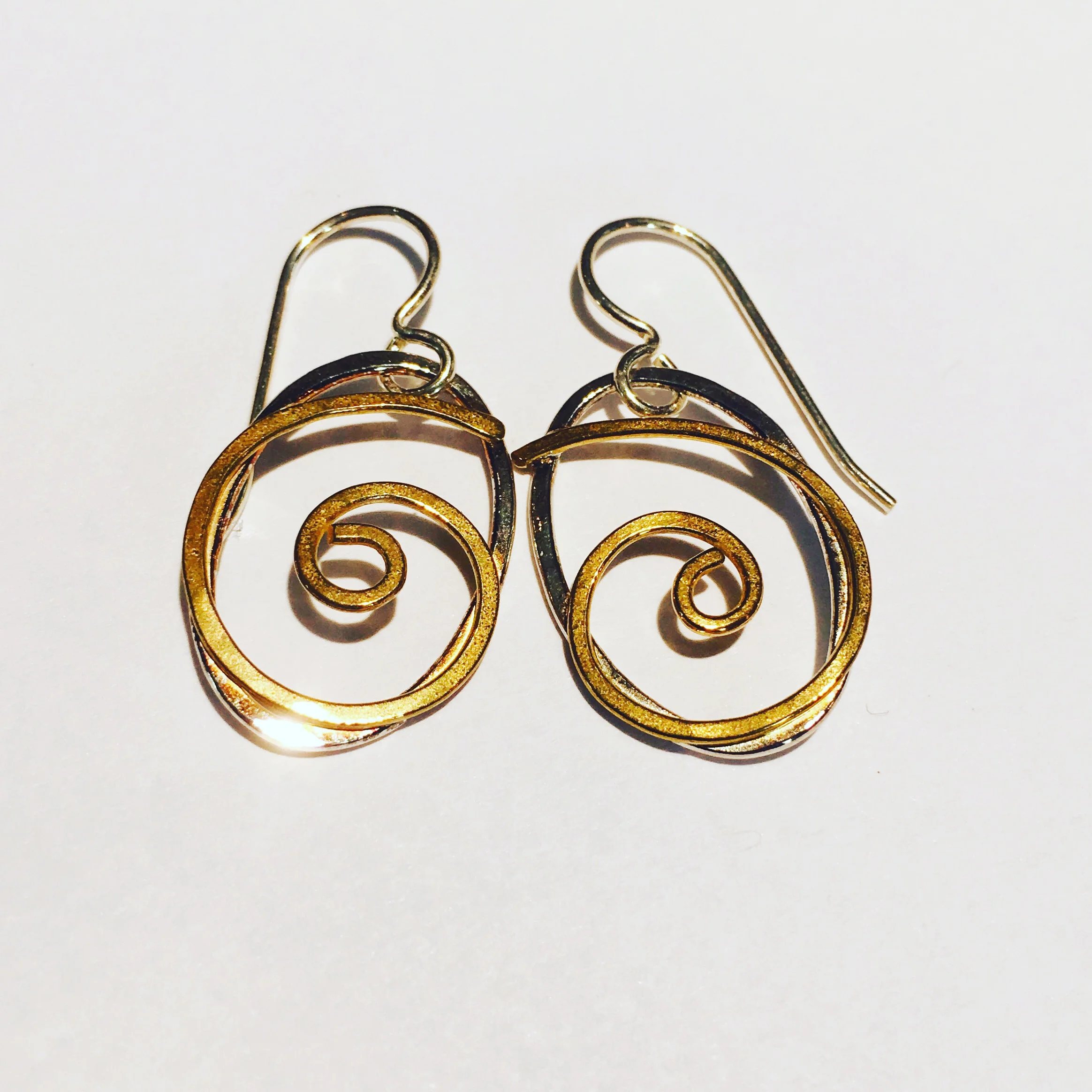 Swirl Earrings by Phyllis Lang