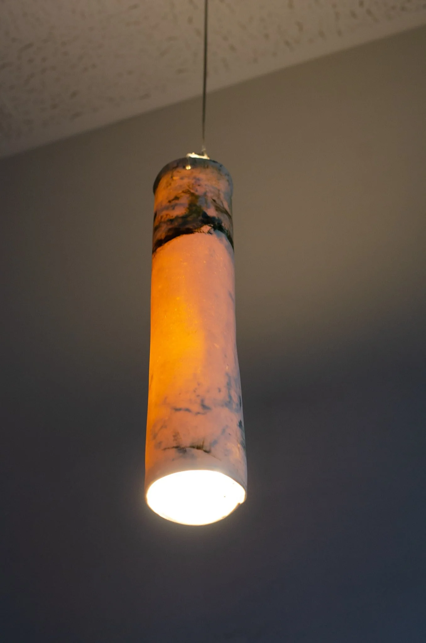 James Vivian handmade porcelain light