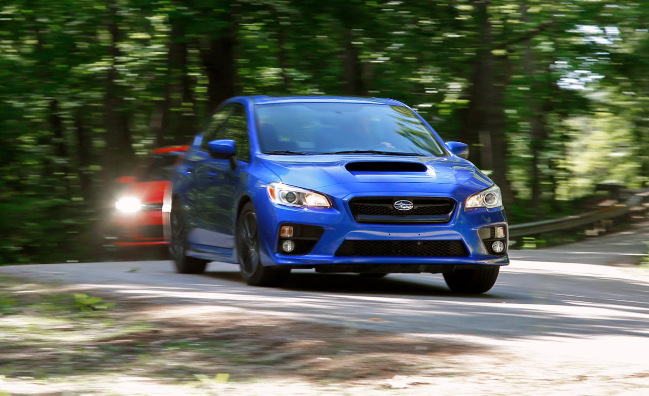 Source: caranddriver.com ( 2015 Subaru WRX vs. 2015 Volkswagen GTI )