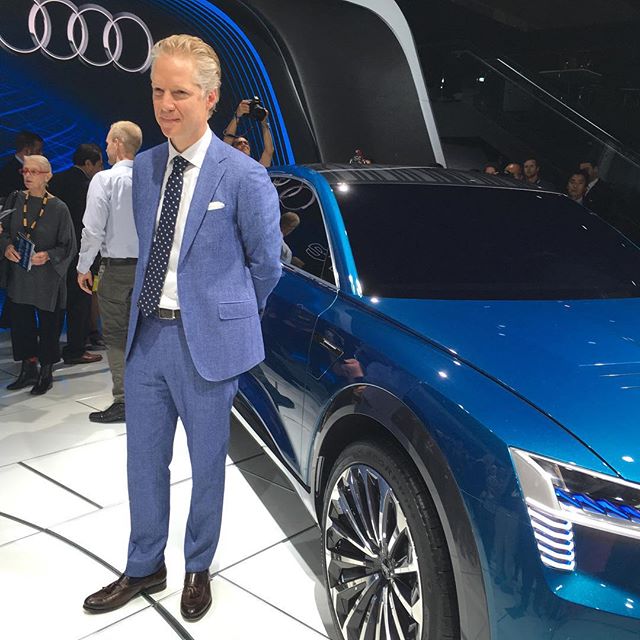 #blue is the new black. #audi #q8 #etron #quatrro. Coming out #2018 #LAAutoShow