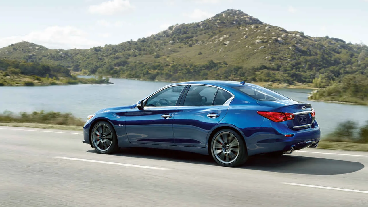 2017 INFINITI (now in all-caps; the brand won't stop screwing with their names) Q50 Red Sport 400 (source: infinitiusa.com)