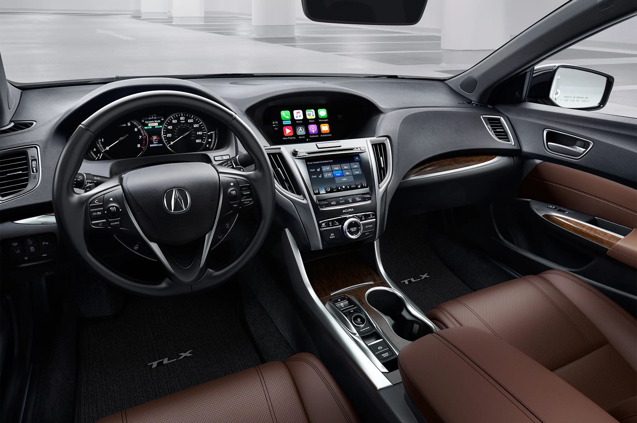 2018 Acura TLX interior (source: www.acura.com)
