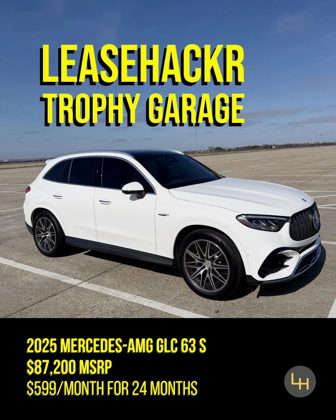 MERCEDES-AMG MANIA Trophy Garage winners! 👏 

April&rsquo;s near-zero money factors and strong 24-mo residuals on 2025 AMGs created a rare window, and our OG hackers moved fast.

🏆 arjay &mdash; 2025 AMG GLC 63: $599/mo, $599 DAS
(The deal that sta