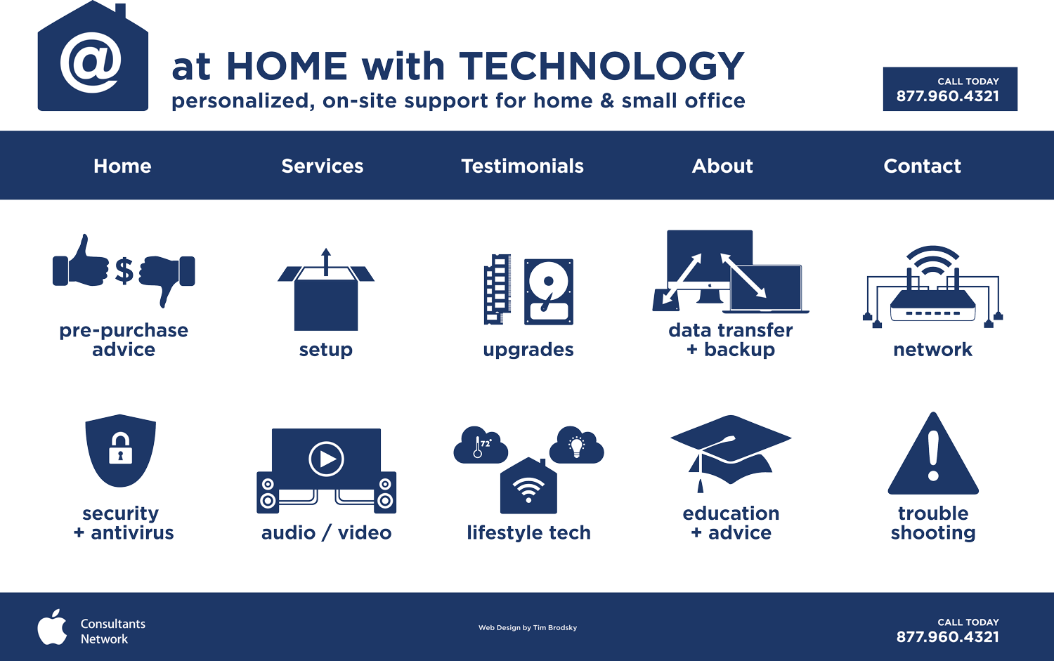 At Home with Technology website