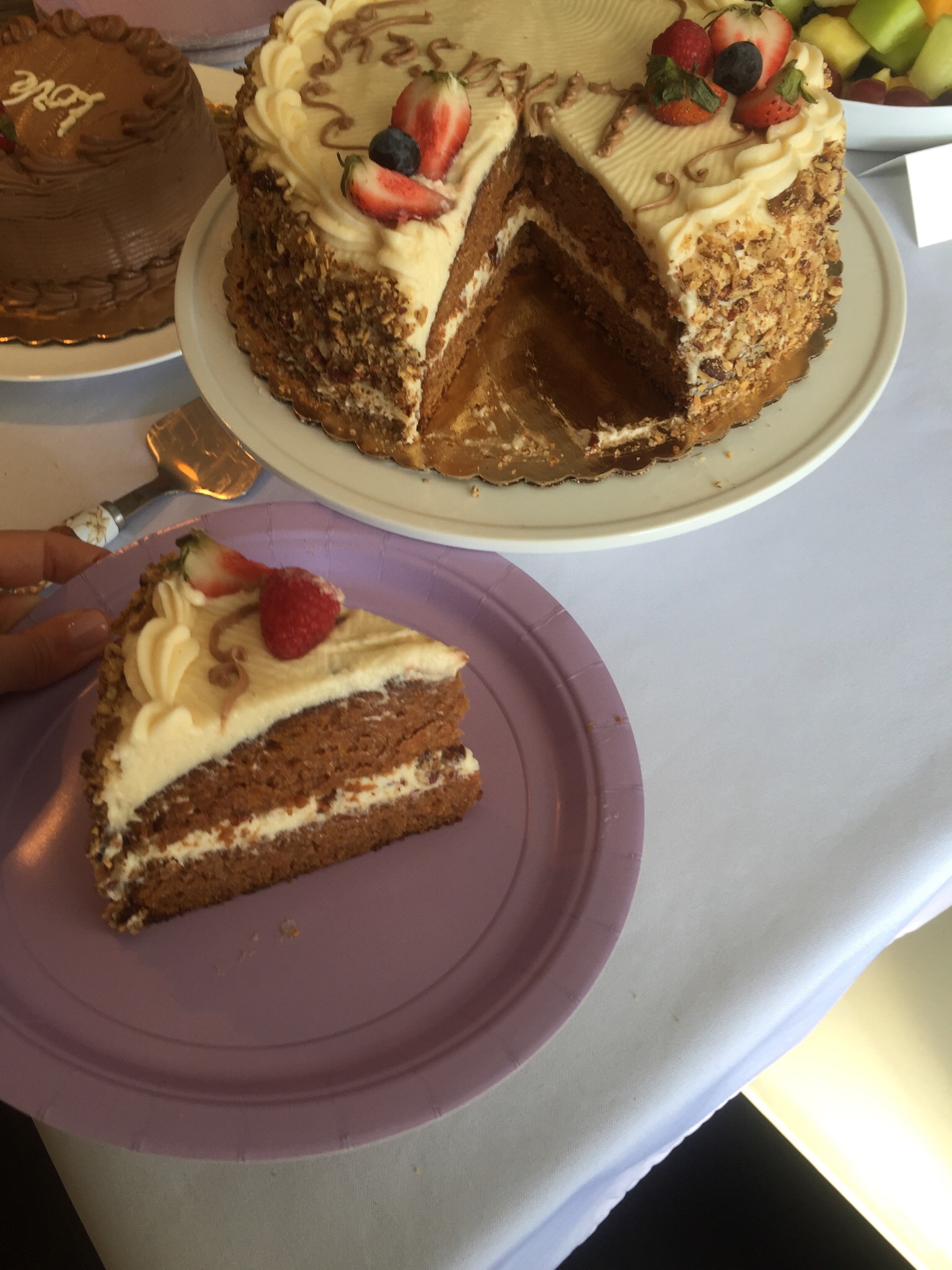 Gluten Free Carrot Cake from NoGlu Gluten Free NYC Bakery