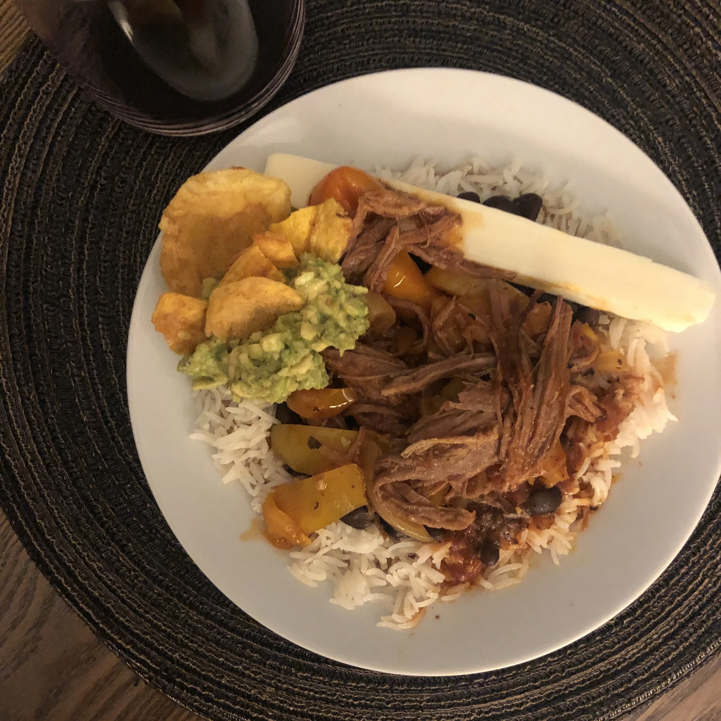 Gluten Free RECIPE: Easy crockpot ropa vieja flank steak with rice &amp; beans