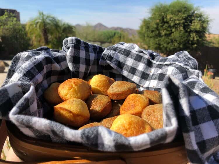 Gluten free cornbread muffins with Bow and Arrow cornmeal