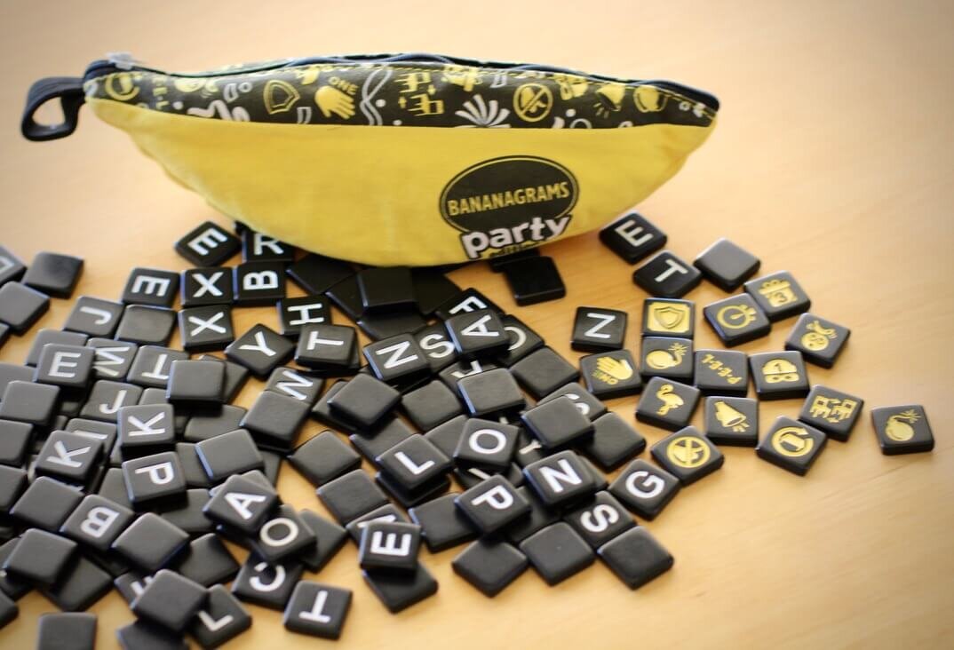 Bananagrams Party Edition letter &amp; party tiles