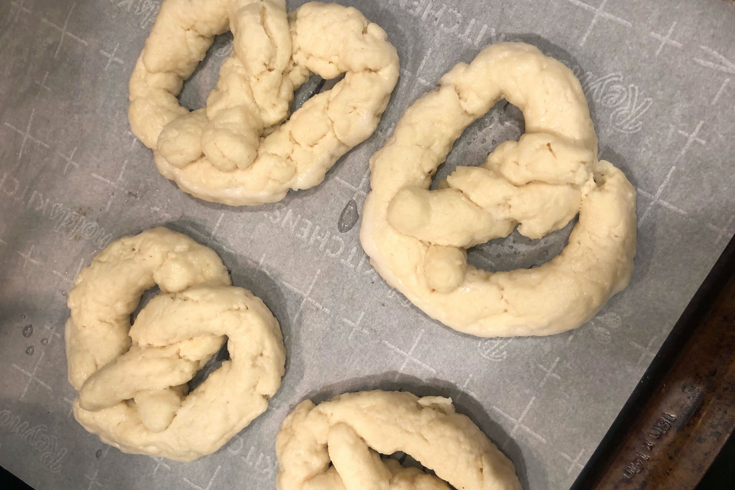 I made the sublime soft pretzels from the cookbook!