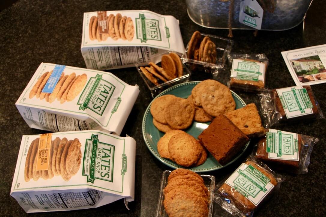 Tate's Bakeshop gluten free cookies &amp; brownies
