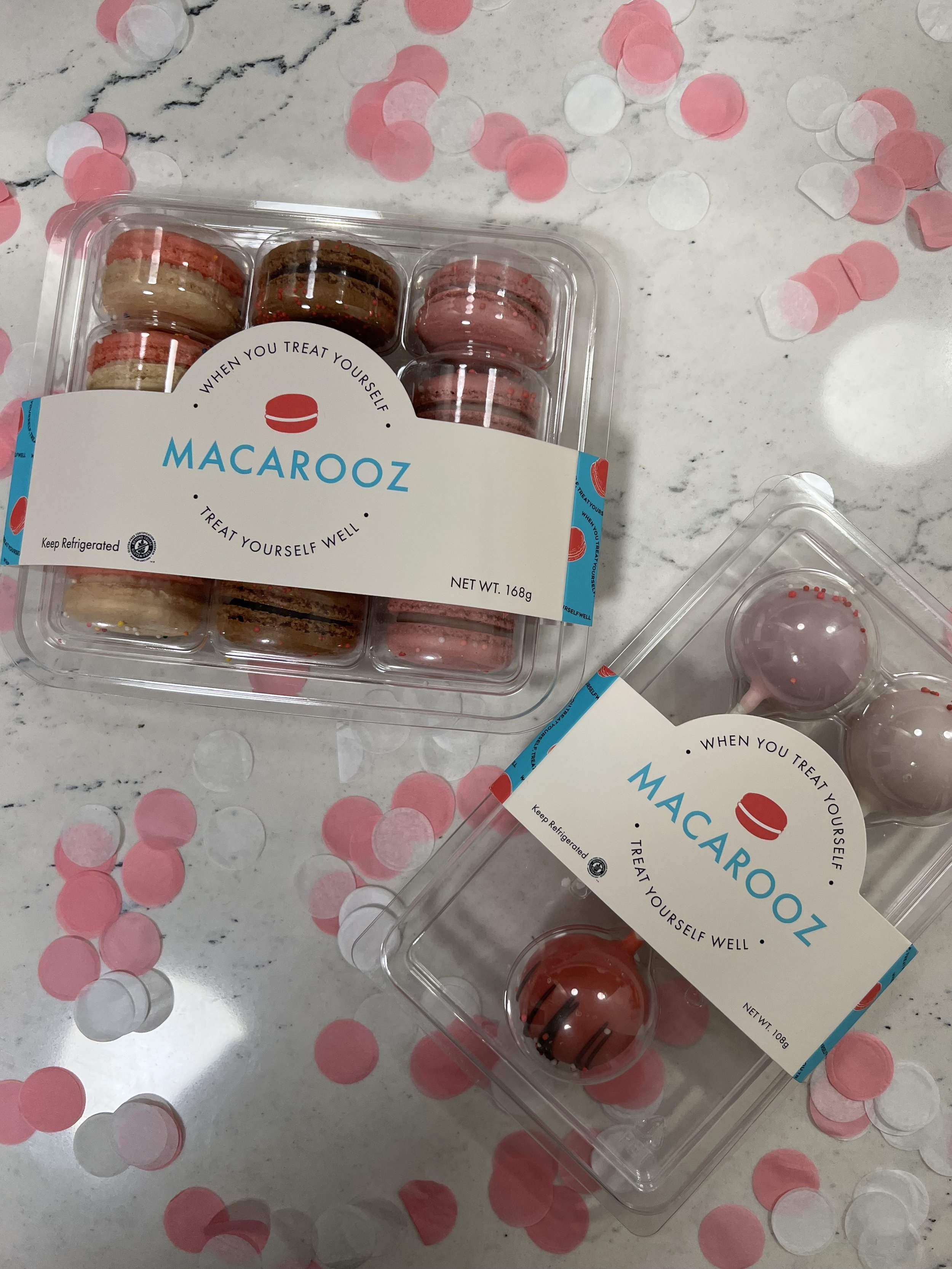 Macarooz gluten free macarons and macpops for Valentine's Day Gift Guide