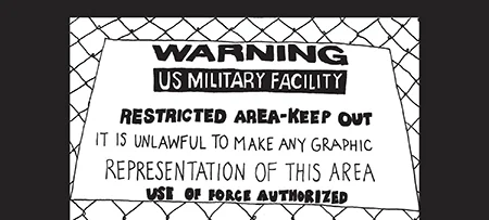 "Warning: U.S. Military"