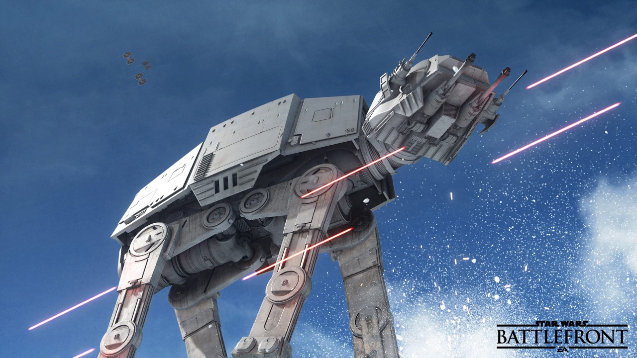 Boy was that an hard loss as an Imperial...watching that AT-AT fall hurt... Photo: starwars.ea.com