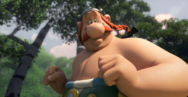 Obelix here even gets a little bit of the magic potion...