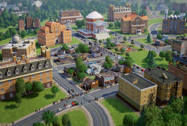 You can tell this is a promo screenshotfby the fact that there are a lot of nice buildings and no cars