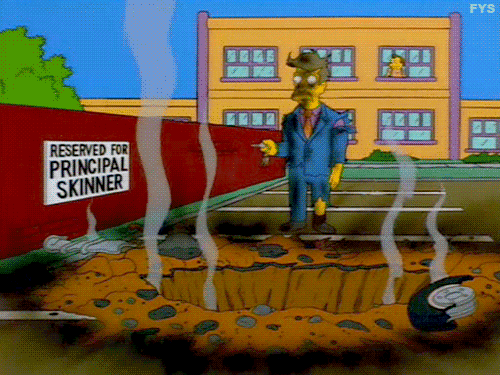 Bart missed a shot...