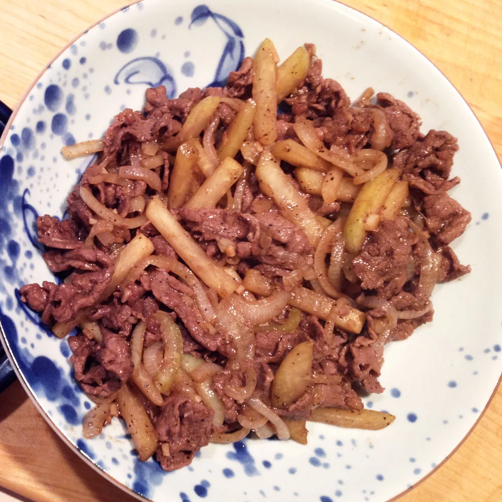 Recipe: Kohlrabi Beef Stir Fry