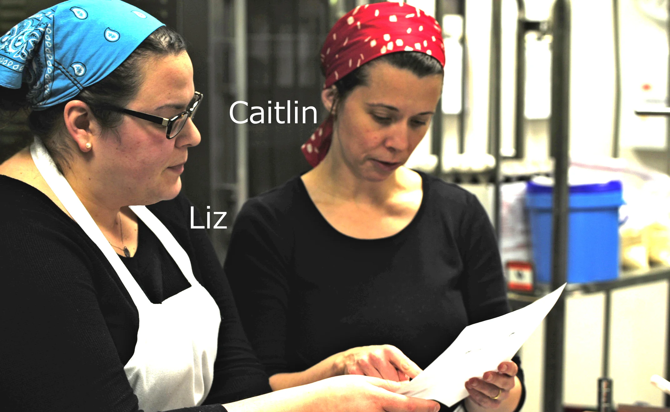 Liz and Caitlin