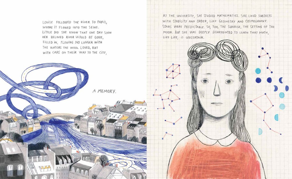 Interior page of Cloth Lullaby. Copyright © Isabelle Arsenault. Published 2016. 