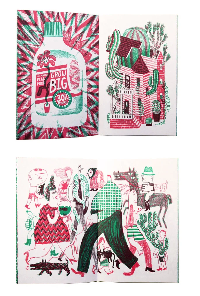 Living Things interior spread. Copyright © JooHee Yoon. 