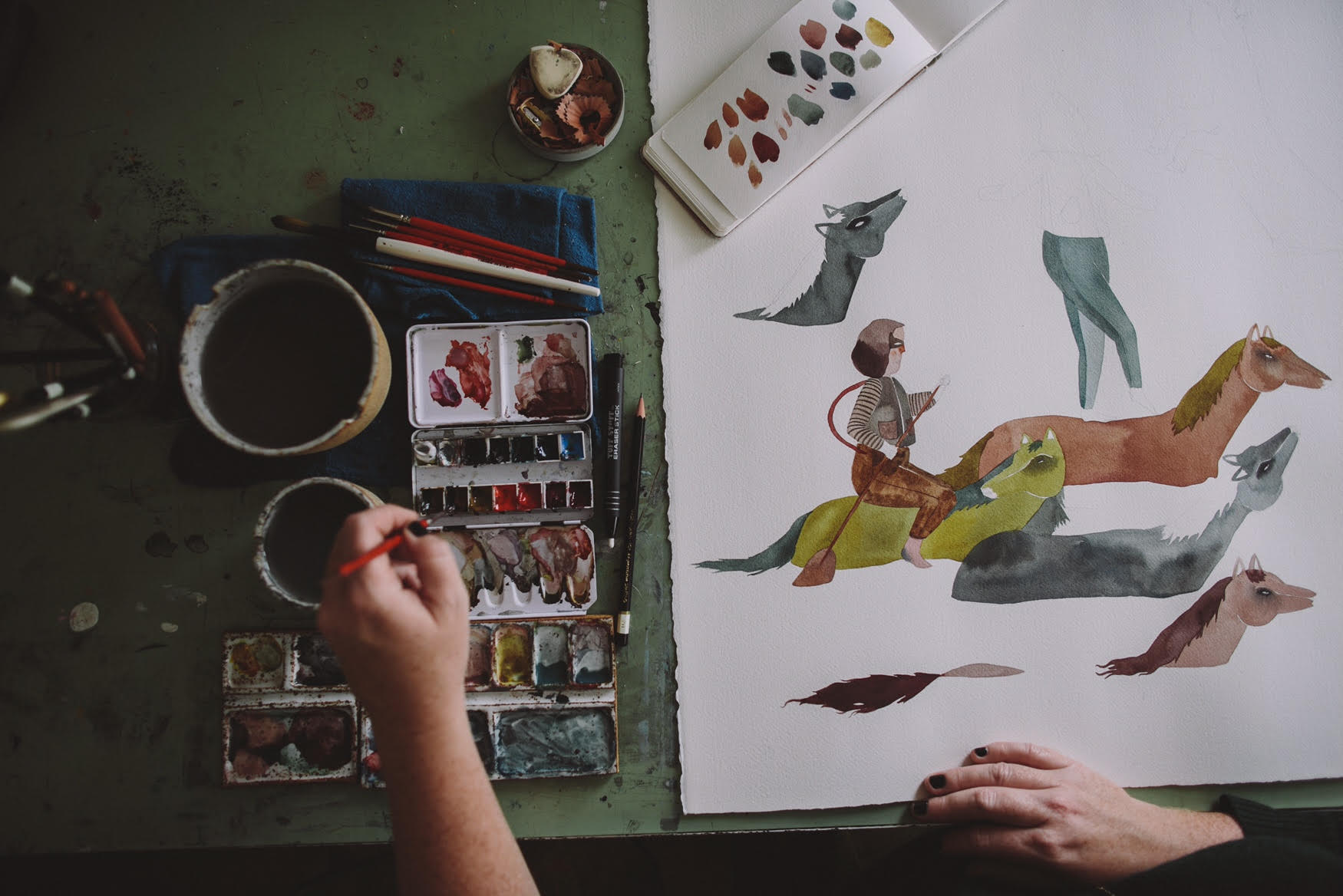 You can learn more about Lindsay and her gorgeous work and support her here . 