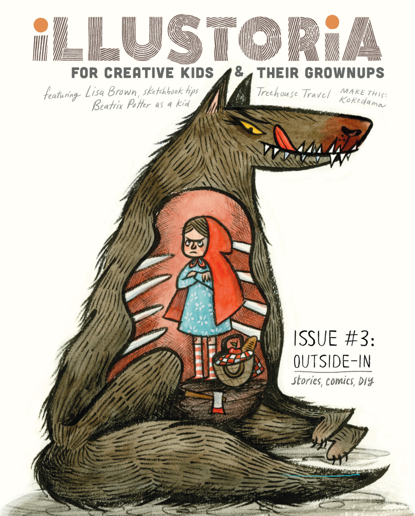 Lisa Brown cover art: The OUTSIDE-IN Issue