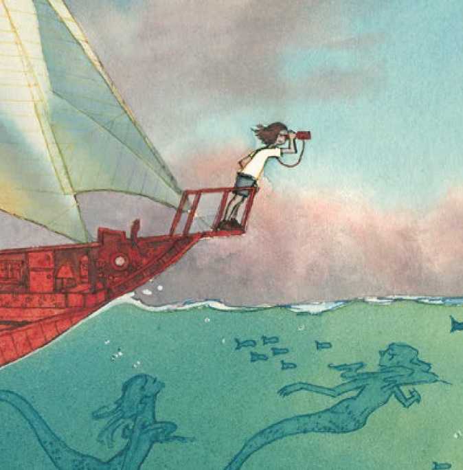 Art by © Aaron Becker for #1: The Beginnings Issue