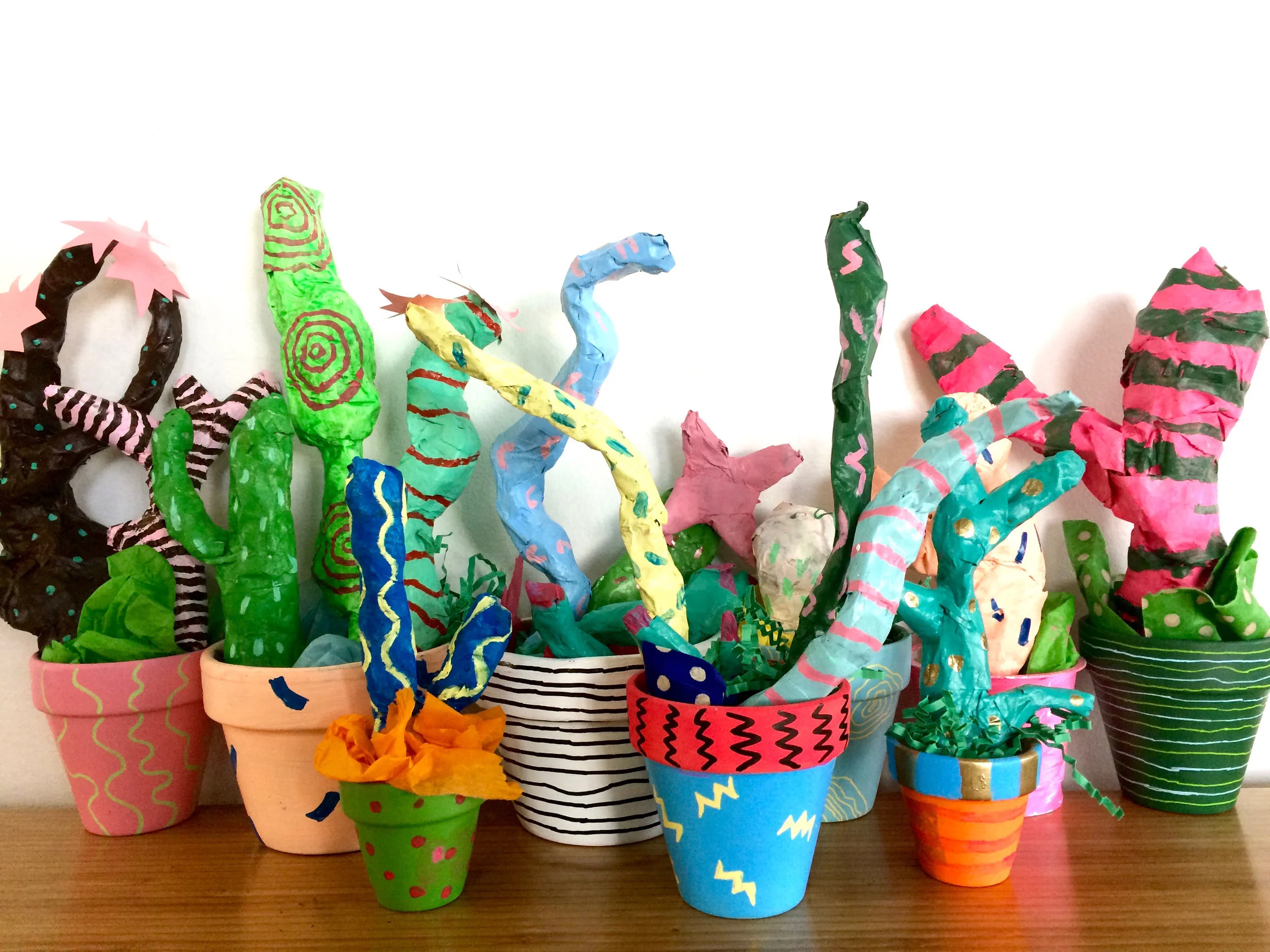 DIY: Paper Maché Succulent Garden 