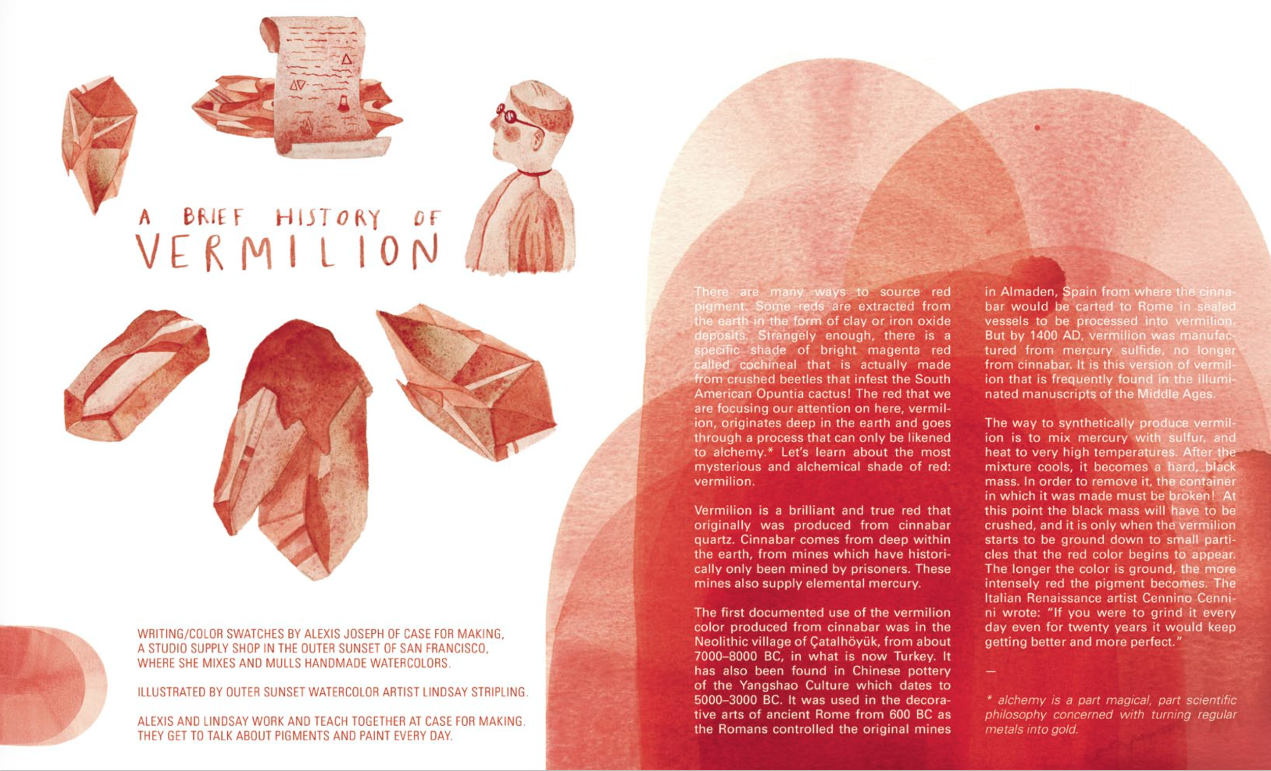 A Brief History of Vermilion by Alexis Joseph and Lindsay Victoria Lee, for issue #5: Motion