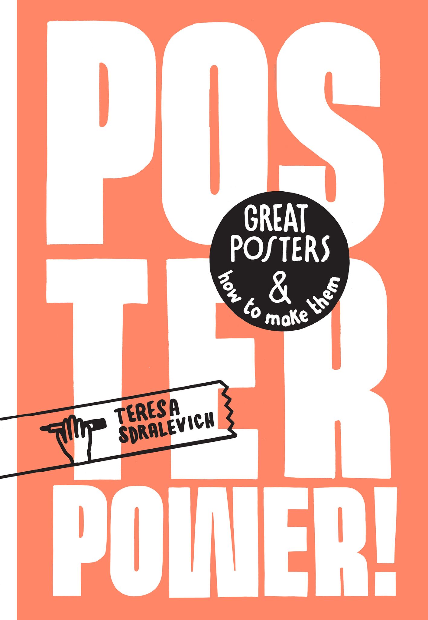 Poster Power! book cover by Teresa Sdralevich. 