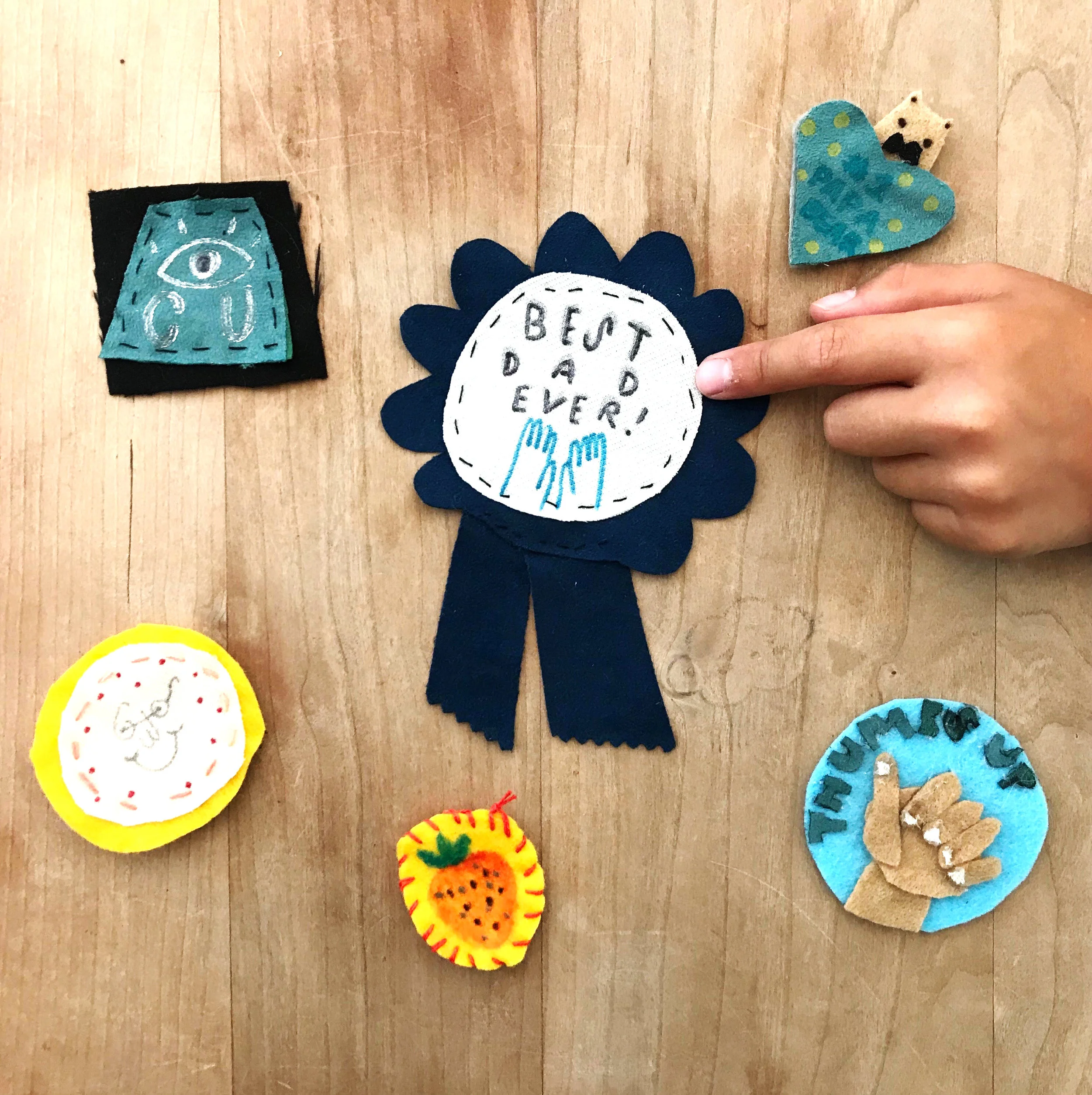 DIY: Father's Day Badges and Patches 