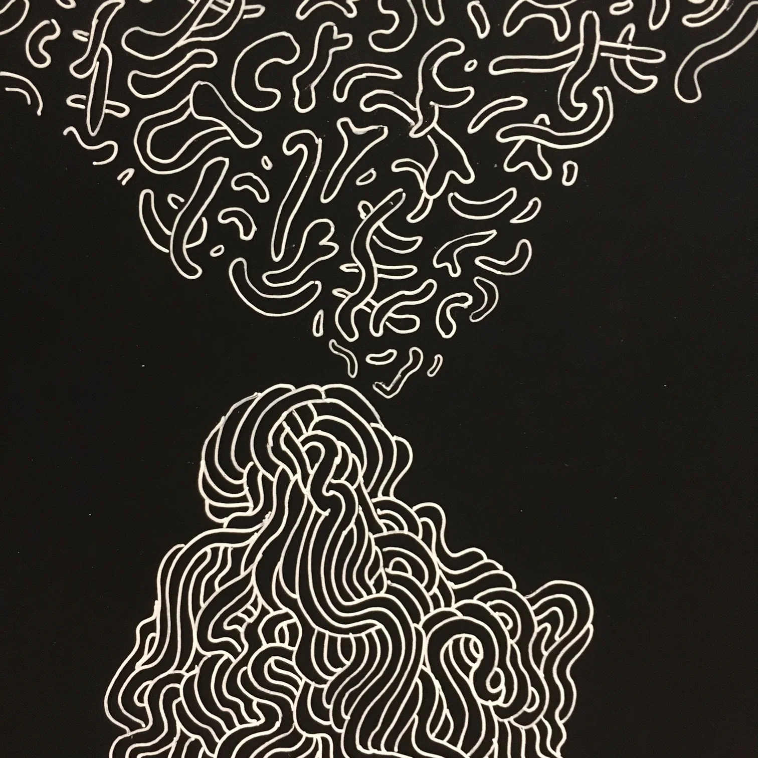 White on Black: Sakura Gelly Roll White Pens