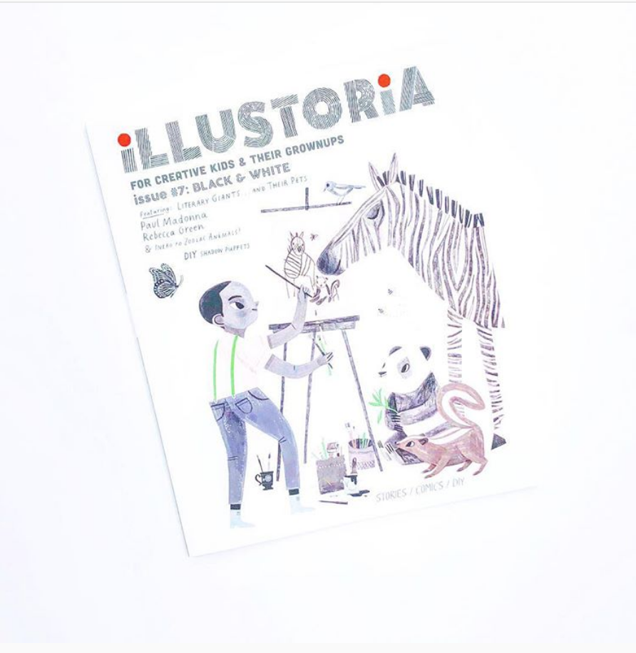 ILLUSTORIA Issue #7: Black and White , photo courtesy of Lauren Davis, Happily Ever Elephants .