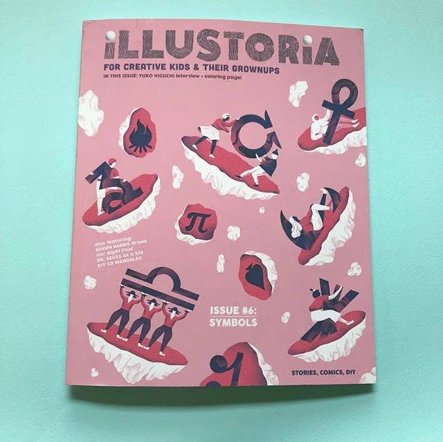 ILLUSTORIA Issue #6: Symbols , Cover art by Marina Muun, Image courtesy of Sarah Walsh.